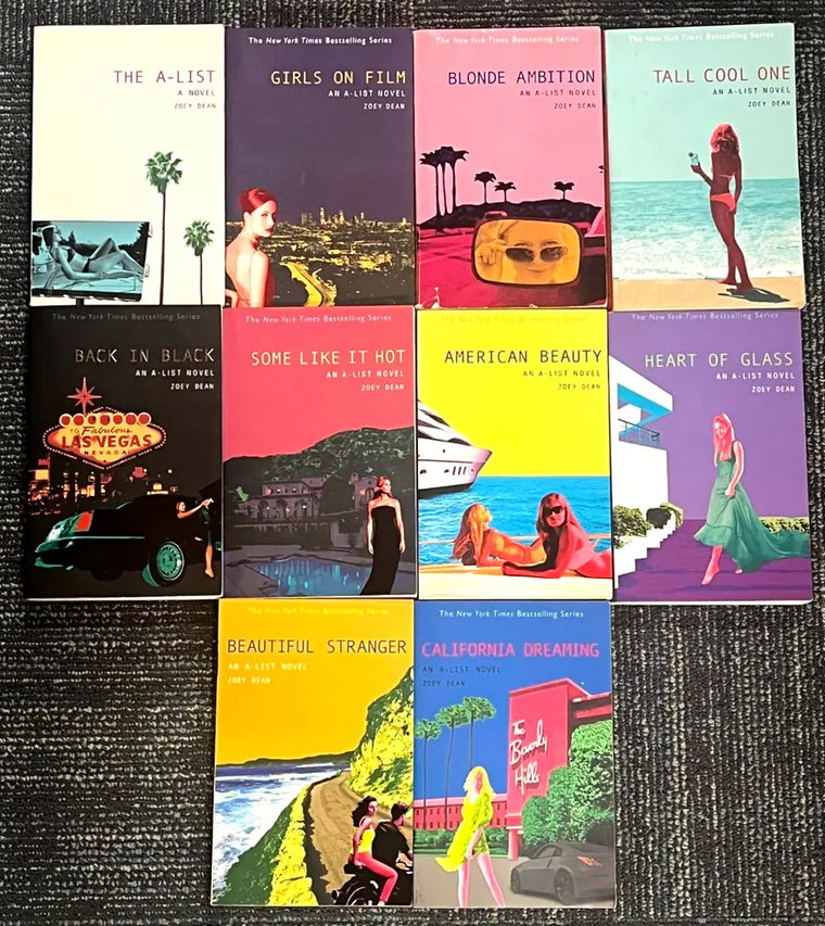 A-List Complete Set Series 10 Book Set by Zoey Dean (w/ California Dreaming) Lot - a-list-complete-set-series-10-book-set-by-zoey-dean-w-california-dreaming-lot