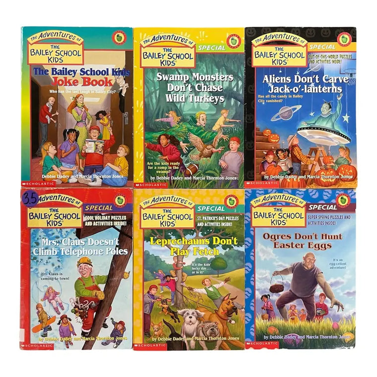 Adventures of the Bailey School Kids Special Books w/ Jokes Complete Set Series - adventures-of-the-bailey-school-kids-special-books-w-jokes-complete-set-series