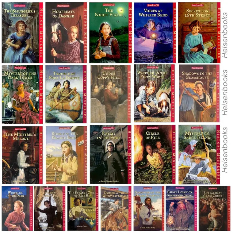 American Girl History Mysteries #1-22 Complete Set Series Chapter Books Full Lot - american-girl-history-mysteries-1-22-complete-set-series-chapter-books-full-lot