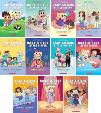 Baby-Sitters Little Sister 11 Books Graphic Novels Series Set by Ann. M Martin - baby-sitters-little-sister-11-books-graphic-novels-series-set-by-ann-m-martin