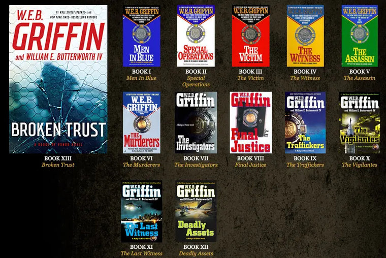 Badge of Honor  Books by W.E.B. Griffin HARDCOVER Complete Series - badge-of-honor-books-by-w-e-b-griffin-hardcover-complete-series