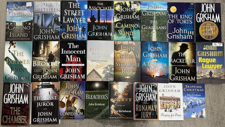 Complete Collection Set John Grisham Hardcover Thriller Novel Lot 24 Book Set - complete-collection-set-john-grisham-hardcover-thriller-novel-lot-24-book-set