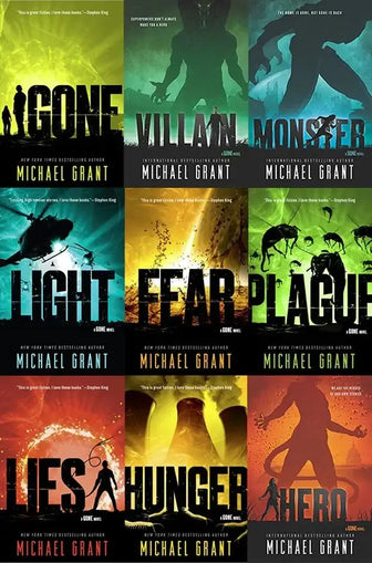 Complete Full Set of 9 Gone books by Michael Grant - complete-full-set-of-9-gone-books-by-michael-grant