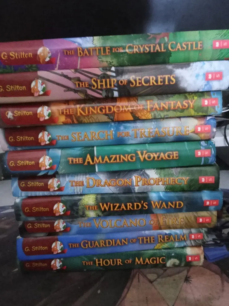 COMPLETE Series - Lot of 17 HARDCOVER Kingdom of Fantasy by Geronimo Stilton - complete-series-lot-of-17-hardcover-kingdom-of-fantasy-by-geronimo-stilton - complete-series-lot-of-17-hardcover-kingdom-of-fantasy-by-geronimo-stilton-2