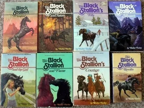 COMPLETE Series of 22 Black Stallion books by Steven & Walter Farley - complete-series-of-22-black-stallion-books-by-walter-farley