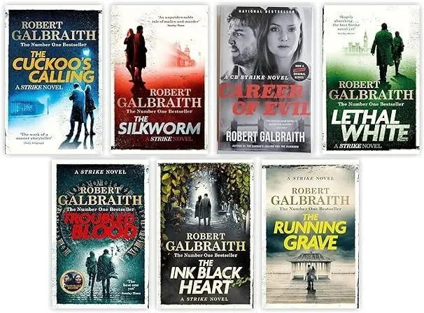 Complete Series Set CORMORAN STRIKE 1-7 Robert Galbraith Hardcover Lot - complete-series-set-cormoran-strike-1-7-robert-galbraith-hardcover-lot