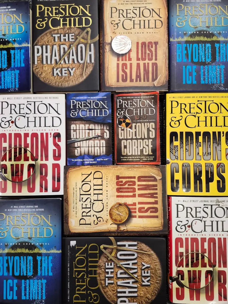 Complete Series Set GIDEON CREW 1-5 Preston Child Lot of 5 Books HC / SC - complete-series-set-gideon-crew-1-5-preston-child-lot-of-5-books-hc-sc