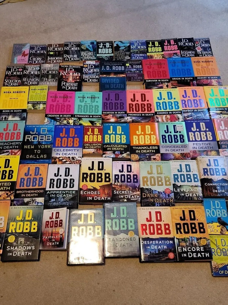 Complete Series Set IN DEATH 1-60 J. D. Robb Lot + numerous novellas - complete-series-set-in-death-1-60-j-d-robb-lot-numerous-novellas