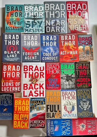 *Complete* Series Set SCOTT HARVATH 1-21 Brad Thor Lot mixed - complete-series-set-scott-harvath-1-21-brad-thor-lot-mixed