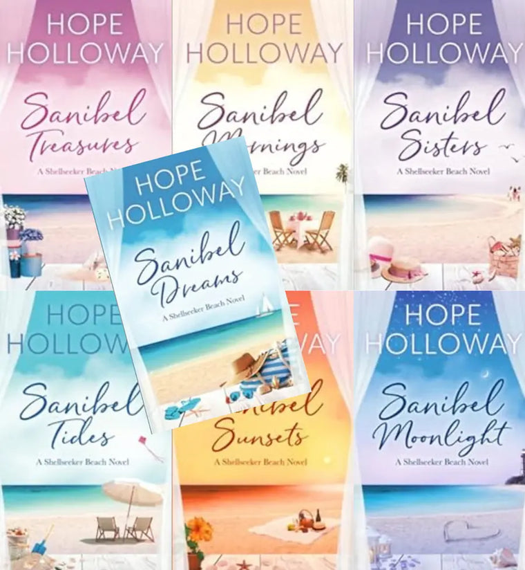 Complete Set 1-7 of Shellseeker Sanibel Beach Books Lot by Hope Holloway - complete-set-1-7-of-shellseeker-sanibel-beach-books-lot-by-hope-holloway
