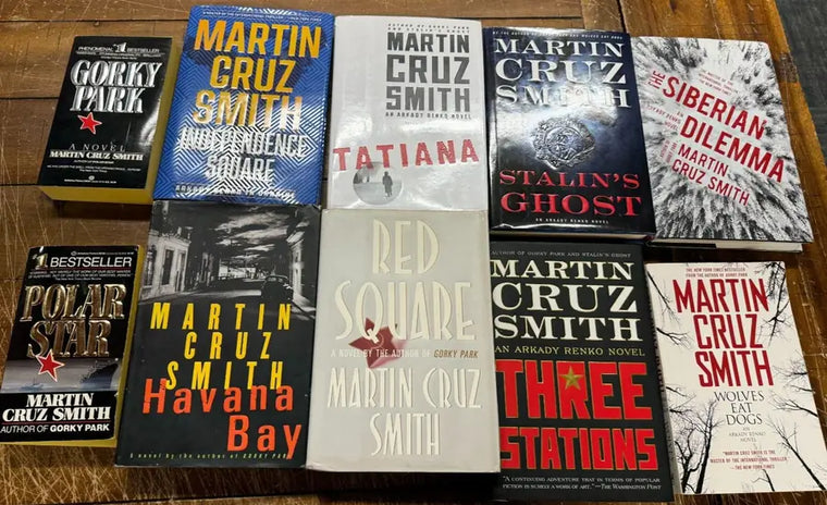 Complete Set lot of  10 Arkady Renko Novels by Martin Cruz Smith - complete-set-lot-of-10-arkady-renko-novels-by-martin-cruz-smith