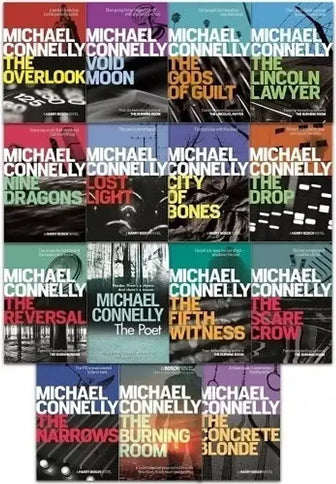Complete Set Series: 38 Harry Bosch & Lincoln Lawyer, by Michael Connelly, Lot - complete-set-series-38-harry-bosch-lincoln-lawyer-by-michael-connelly-lot