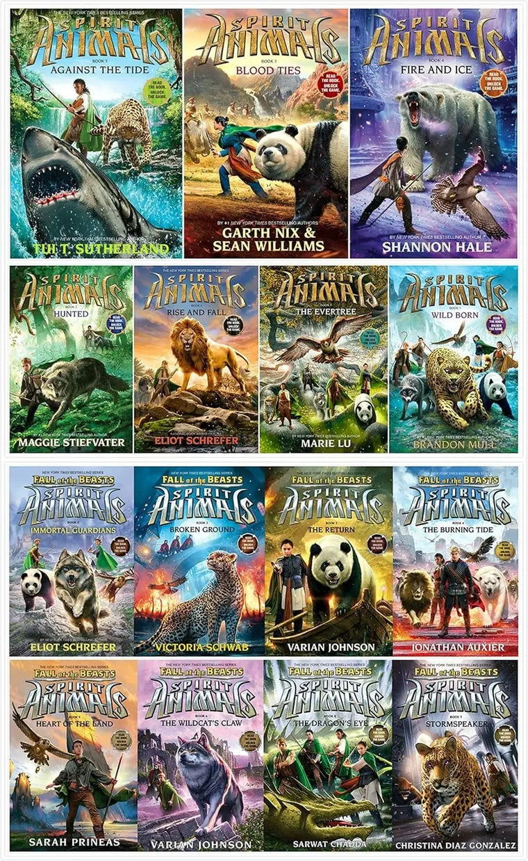 Complete Set Series Lot 15 Books Collection Spirit Animals & Fall of the Beasts - complete-set-series-lot-15-books-collection-spirit-animals-and-fall-of-the-beasts