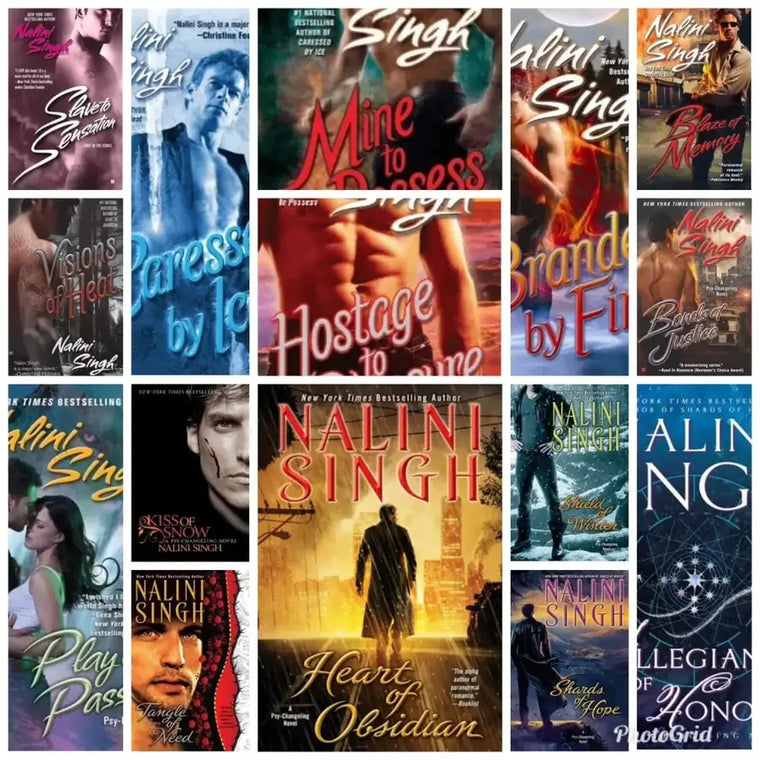 Complete Set Series - Lot 21 Psy-Changeling books by Nalini Singh - complete-set-series-lot-21-psy-changeling-books-by-nalini-singh