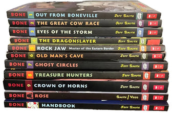 Complete Set Series Lot of 1-10 BONE, Tall Tales + Handbook - Jeff Smith - complete-set-series-lot-of-1-10-bone-tall-tales-handbook-jeff-smith - complete-set-series-lot-of-1-10-bone-tall-tales-handbook-jeff-smith-2