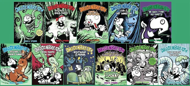 Complete Set Series - Lot of 11 Dragonbreath books by Ursula Vernon - complete-set-series-lot-of-11-dragonbreath-books-by-ursula-vernon