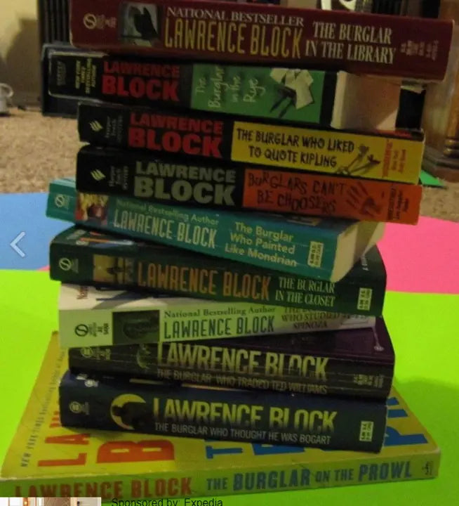 Complete Set Series - Lot of 12 Bernie Rhodenbarr Burglar Books Lawrence Block - complete-set-series-lot-of-12-bernie-rhodenbarr-burglar-books-lawrence-block - complete-set-series-lot-of-12-bernie-rhodenbarr-burglar-books-lawrence-block-2