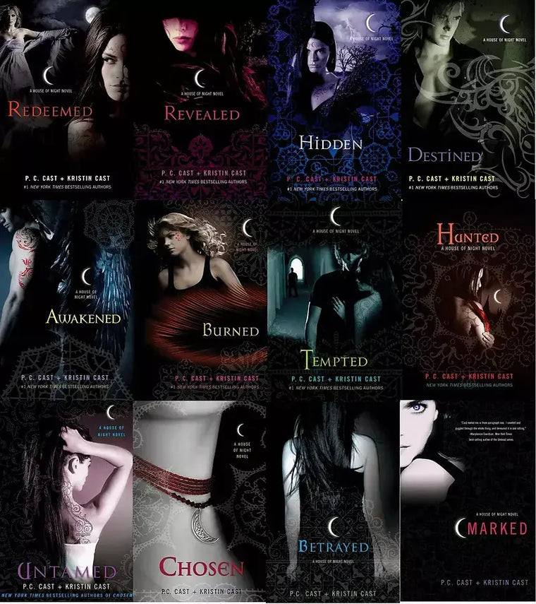 Complete Set Series - Lot of 12 House of Night Books by P.C. Cast Hidden Hunted - complete-set-series-lot-of-12-house-of-night-books-by-p-c-cast-hidden-hunted