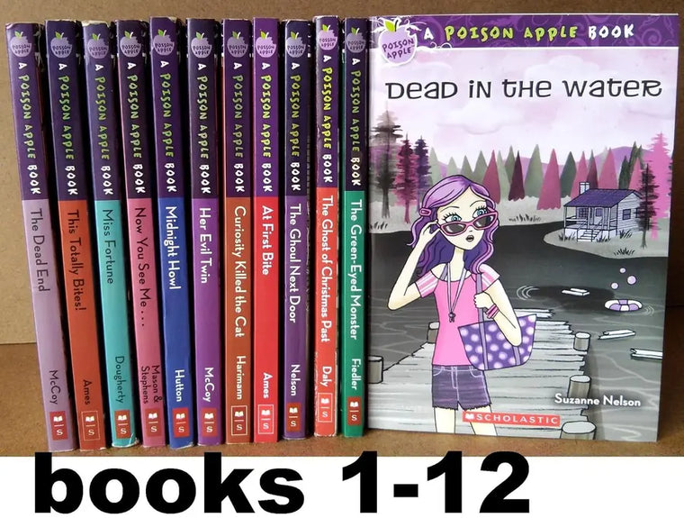 Complete Set Series - Lot of 12 Poison Apple books by McCoy Ames Harimann - complete-set-series-lot-of-12-poison-apple-books-by-mccoy-ames-harimann