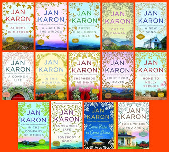Complete Set Series Lot of 14 Mitford Years books Jan Karon Fiction Father Tim - complete-set-series-lot-of-14-mitford-years-books-jan-karon-fiction-father-tim