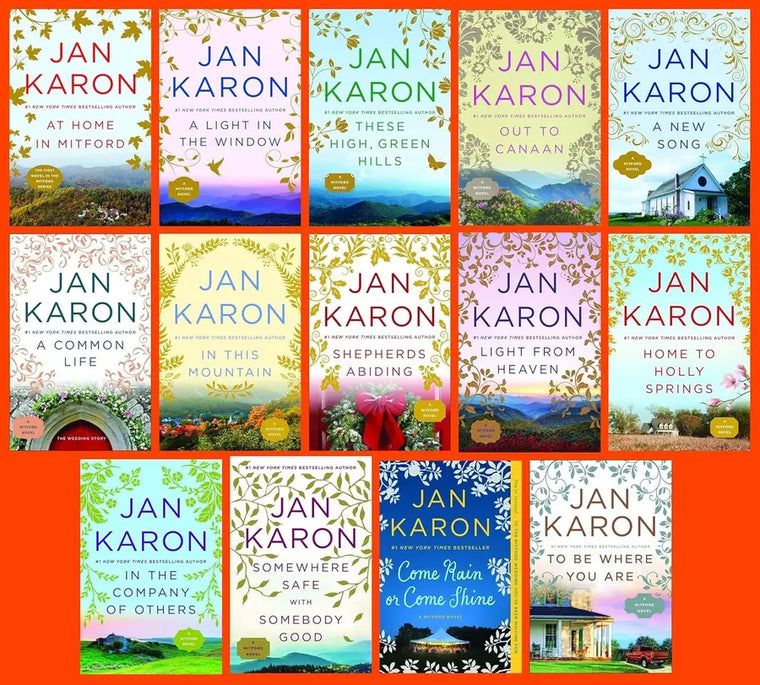 Complete Set Series Lot of 14 Mitford Years books Jan Karon Fiction Father Tim - complete-set-series-lot-of-14-mitford-years-books-jan-karon-fiction-father-tim