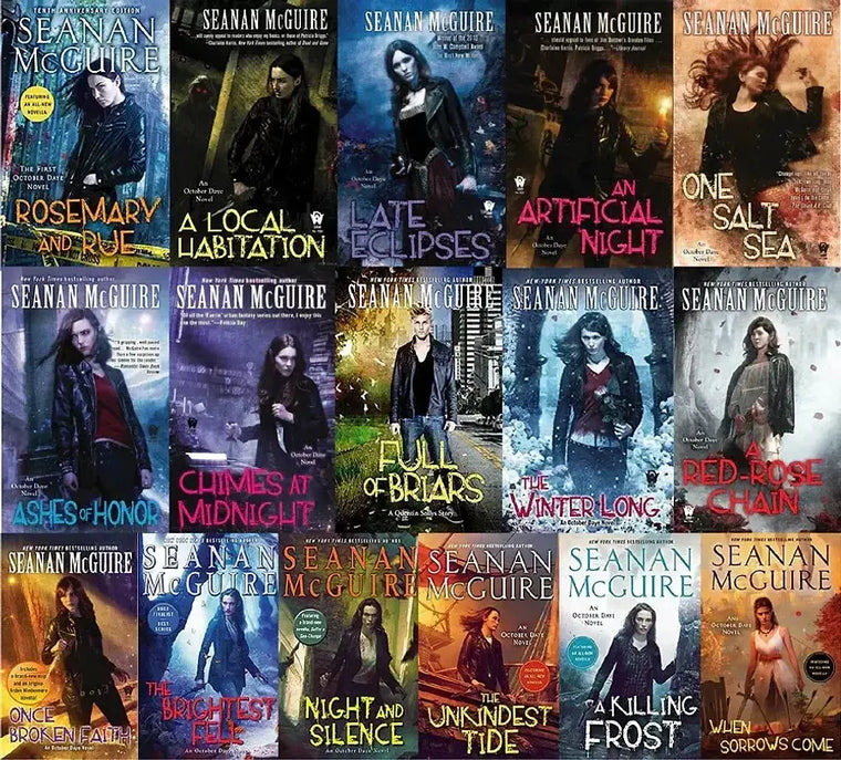 Complete Set Series - Lot of 16 October Daye books Seanan McGuire Rosemary & Rue - complete-set-series-lot-of-16-october-daye-books-seanan-mcguire-rosemary-rue