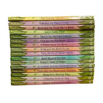 Complete Set Series — Lot of 16 Tales of Pixie Hollow Disney Fairies books 1-16 - complete-set-series-lot-of-16-tales-of-pixie-hollow-disney-fairies