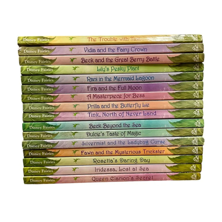 Complete Set Series — Lot of 16 Tales of Pixie Hollow Disney Fairies books 1-16 - complete-set-series-lot-of-16-tales-of-pixie-hollow-disney-fairies