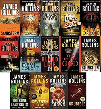 COMPLETE Set Series - Lot of 17 Sigma Force by James Rollins - complete-set-series-lot-of-17-sigma-force-by-james-rollins
