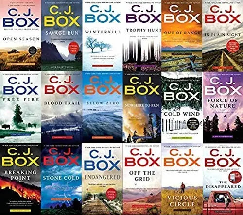 Complete Set Series Lot of 18 Joe Pickett books by C.J. Box Paperback - complete-set-series-lot-of-18-joe-pickett-books-by-c-j-box-paperback