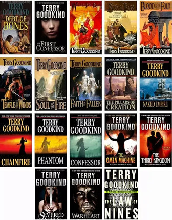 Complete Set Series Lot of 18 Sword Of Truth Books by Terry Goodkind - complete-set-series-lot-of-18-sword-of-truth-books-by-terry-goodkind