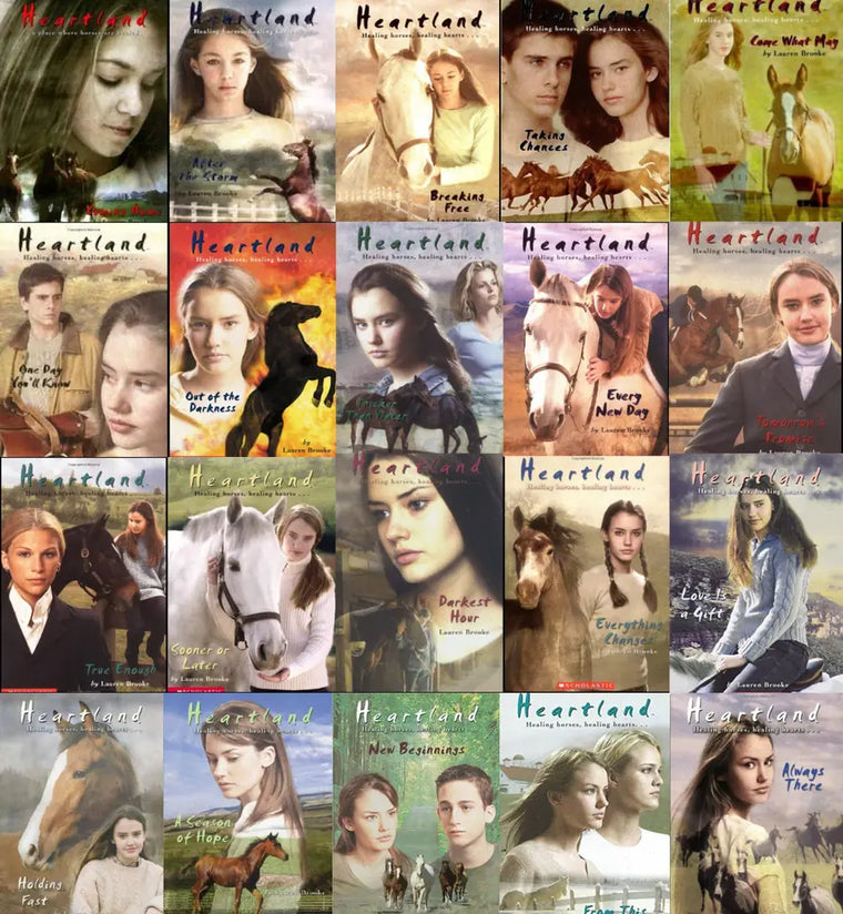 Complete Set Series - Lot of 20 Heartland Books by Lauren Brooke Horse - complete-set-series-lot-of-20-heartland-books-by-lauren-brooke-horse