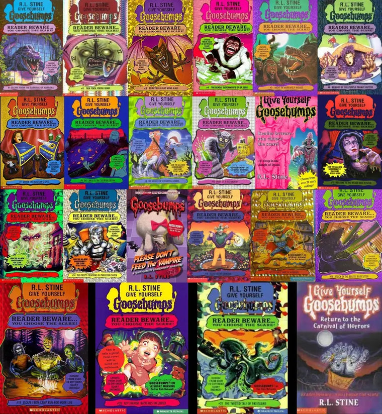Complete Set Series - Lot of 22 Give Yourself Goosebumps Books by R.L. Stine - complete-set-series-lot-of-22-give-yourself-goosebumps-books-by-r-l-stine