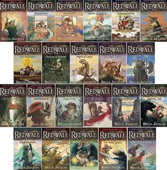 Complete Set Series — Lot of 22 Redwall Books by Brian Jacques YA Rogue Crew - complete-set-series-lot-of-22-redwall-books-by-brian-jacques