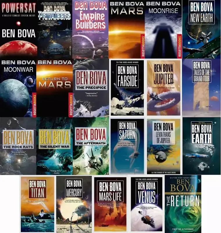 Complete Set Series - Lot of 23 Grand Tour Books by Ben Bova Mars Titan Saturn - complete-set-series-lot-of-23-grand-tour-books-by-ben-bova-mars-titan-saturn