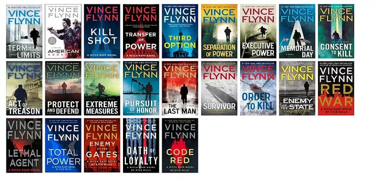 Complete Set Series - Lot of 23 Mitch Rapp American Assassin by Vince Flynn 1-23 - complete-set-series-lot-of-23-mitch-rapp-american-assassin-by-vince-flynn-1-23
