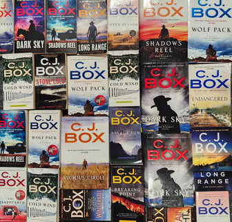 Complete Set Series Lot of 24 Joe Pickett books by C.J. Box Open Season Wolf - complete-set-series-lot-of-24-joe-pickett-books-by-c-j-box-open-season-wolf