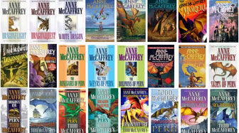 Complete Set Series - Lot of 25 Dragonriders Pern books by Todd & Anne McCaffrey - complete-set-series-lot-of-25-dragonriders-pern-books-by-todd-anne-mccaffrey