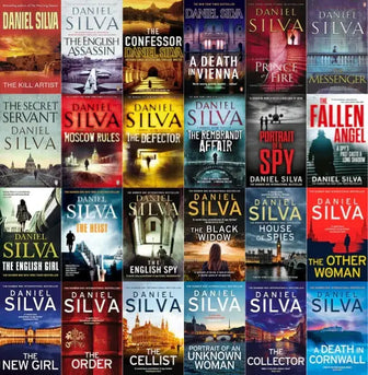 Complete Set Series - Lot of 25 Gabriel Allon books by Daniel Silva Kill Artist - complete-set-series-lot-of-25-gabriel-allon-books-by-daniel-silva-kill-artist