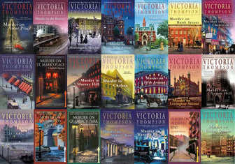 Complete Set Series Lot of 25 Gaslight Mystery books by Victoria Thompson Murder - complete-set-series-lot-of-25-gaslight-mystery-books-by-victoria-thompson-murder