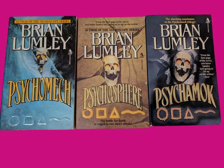 Complete Set Series - Lot of 3 Psychomech books by Brian Lumley Psychamok - complete-set-series-lot-of-3-psychomech-books-by-brian-lumley-psychamok