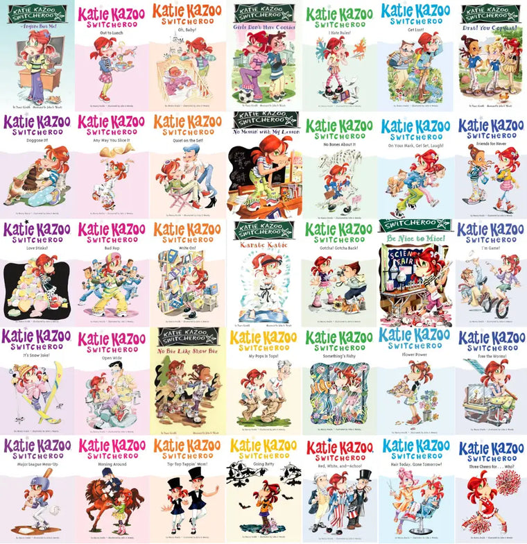 Complete Set Series - Lot of 35 Katie Kazoo, Switcheroo books by Nancy E. Krulik - complete-set-series-lot-of-35-katie-kazoo-switcheroo-books-by-nancy-e-krulik