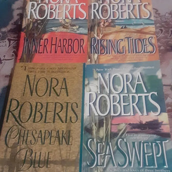 Complete Set Series Lot of 4 Chesapeake Bay books by Nora Roberts Sea Swept - complete-set-series-lot-of-4-chesapeake-bay-books-by-nora-roberts-sea-swept - complete-set-series-lot-of-4-chesapeake-bay-books-by-nora-roberts-sea-swept-2