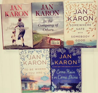 Complete Set Series Lot of 5 Father Tim Mitford Series books Jan Karon Fiction - complete-set-series-lot-of-5-father-tim-mitford-series-books-jan-karon-fiction