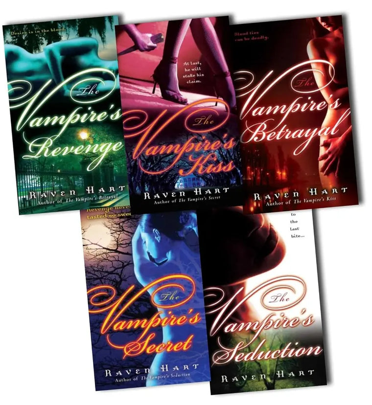 Complete Set Series - Lot of 5 Savannah Vampire - Raven Hart (Romance/Fantasy) - complete-set-series-lot-of-5-savannah-vampire-raven-hart-romance-fantasy