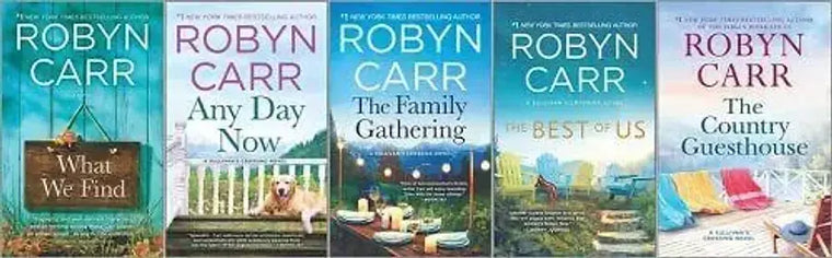 Complete Set Series - Lot of 5 Sullivans Crossing Books by Robyn Carr - complete-set-series-lot-of-5-sullivans-crossing-books-by-robyn-carr