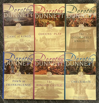 Complete Set Series - Lot of 6 Lymond Chronicles books by Dorothy Dunnett - complete-set-series-lot-of-6-lymond-chronicles-books-by-dorothy-dunnett