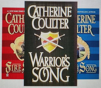 Complete Set Series - Lot of 7 Medieval Song books by Catherine Coulter - complete-set-series-lot-of-7-medieval-song-books-by-catherine-coulter