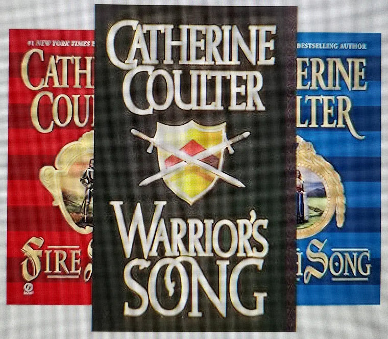 Complete Set Series - Lot of 7 Medieval Song books by Catherine Coulter - complete-set-series-lot-of-7-medieval-song-books-by-catherine-coulter