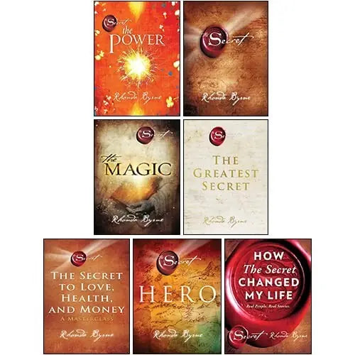 Complete Set Series - Lot of 7 The Secret Books by Rhonda Byrne - complete-set-series-lot-of-7-the-secret-books-by-rhonda-byrne